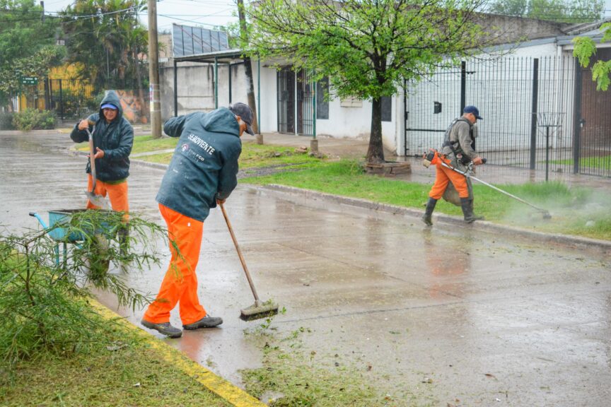 En Villas Palermo y Libertad, el municipio ejecuto tareas de ...